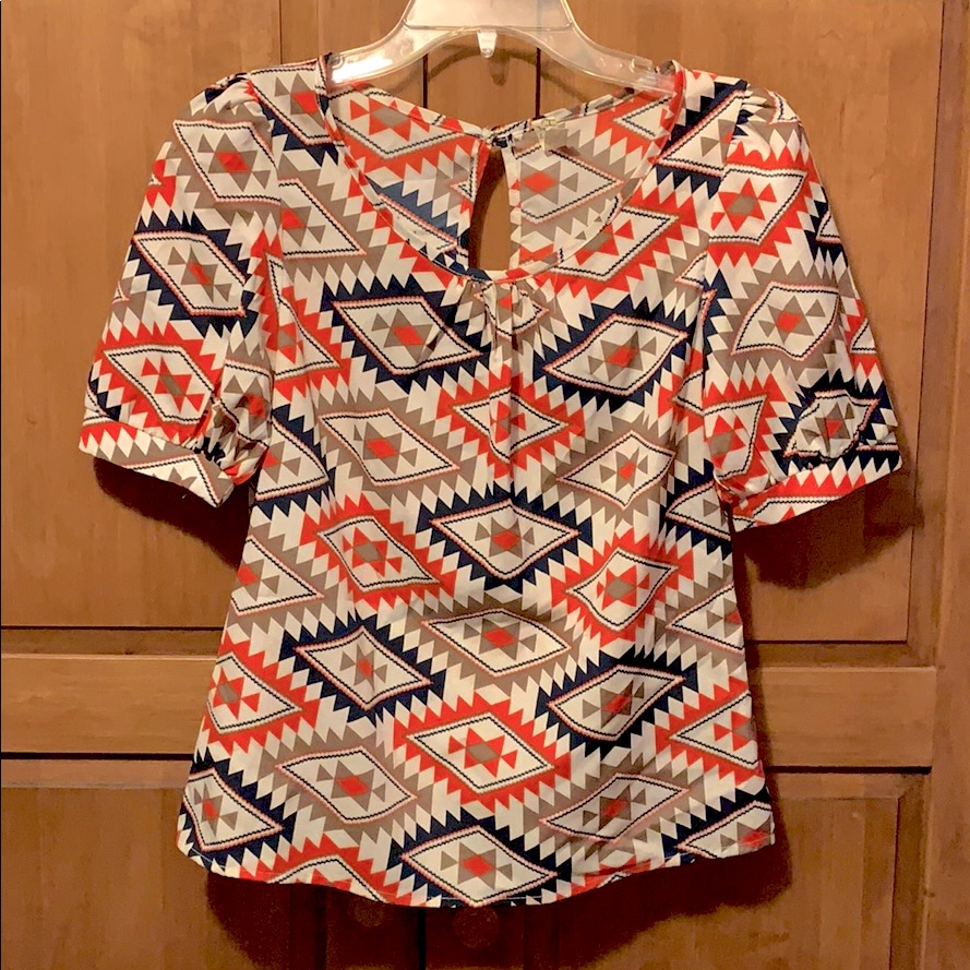 Lightly Worn | Patterned Blouse